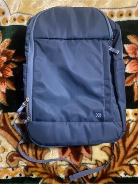 all in motion Blue Everyday Backpack with Subtle Logo